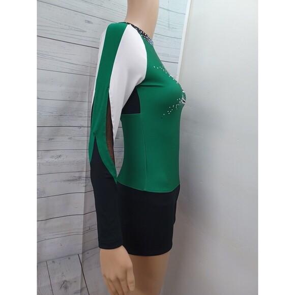 Varsity REBELS Athletic Cheerleader Cheerleading Dance Uniform Romper Sz YX4R - Picture 5 of 9